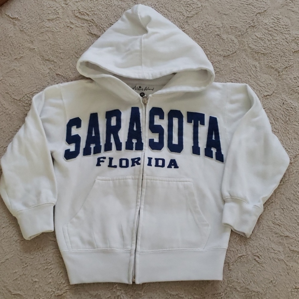Sarasota FL zip up hooded sweater jacket